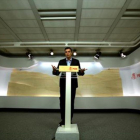 Pedro Sánchez, en la rueda de prensa tras la reunión de la ejecutiva federal que ofreció el lunes 26 de septiembre.