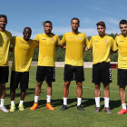 Hussam Hussanin, Sultan Al Brake, Stephen Babaloa, Tameen Almuhaza, Nacho Matador, Eric López, Aitor Núñez y Jordi César