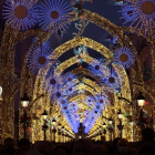 Luces de Navidad de la calle Larios en Málaga. DANIEL LUQUE