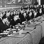 Firma del Tratado de Roma el 25 de marzo de 1957.