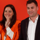 Fernández y Cendón, en la noche electoral de 2019. JESÚS F. SALVADORES