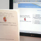 Imagen del Bocyl, al que se puede acceder también a través de la página web de la Junta.