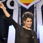 Barei, en la gala en la que salió elegida como representante de TVE en Eurovisión.