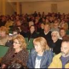 La semana cultural de la parroquia de Olleros logró abarrotar ayer el salón de actos municipal