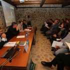Marín explicando el plan a los representantes municipales en una imagen de archivo.