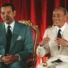 Hassan II junto a su hijo, el actual rey de Marruecos, Mohamed VI