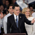 El exgobernador de Massachusetts y candidato presidencial republicano Mitt Romney.