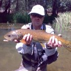 Una gran captura conseguida por Manuel Iglesias en Carrizo de la Ribera.
