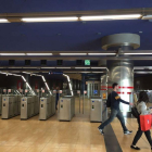 La estación Estadio Metropolitano es una de las más modernas de la amplia red del Metro de Madrid.