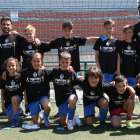 Equipo del Casa de Asturias, campeón de la 1.ª División Provincial Benjamín. DL