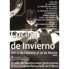 Cartel anunciador de ‘Cocina de Invierno’, visible también en Facebook.