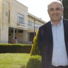 Gregorio Chamorro en el Ayuntamiento de San Andrés.