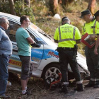 El accidente en el Rally A Coruña.