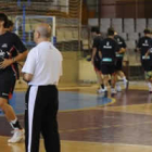 El equipo de Jordi Ribera durante su entrenamiento.