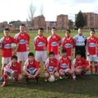 Formación del equipo del Veguellina que milita en la	 1.ª División Provincial Infantil