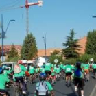 Alrededor de 300 aficionados al ciclismo participaron en la marcha organizada ayer