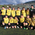 Formación del equipo del Cuatrovientos B que milita en la categoría infantil.