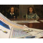 La concejala de Deportes presentando el campeonato de buceo