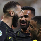 Benzema anotó su segundo gol con el Al-Ittihad. A.A.