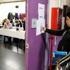 Una de las aulas que se abrieron en 21 provincias para celebrar las oposiciones. JUAN CARLOS HIDALGO