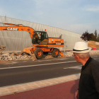 Las obras para la traza del tranvía al Hospital de León ya definen el entorno de la zona hospitalaria.
