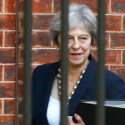 La primera ministra británica, Theresa May, este lunes en Londres