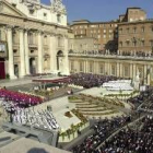 Vista de la plaza de San Pedro en la Ciudad del Vaticano