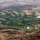 Vista aérea del campo del golf que se encuentra en la localidad leonesa