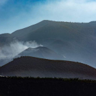 Imagen del volcán de Cumbre Vieja, ayer. MIGUEL CALERO