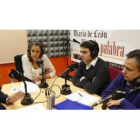 Arturo Fernández, la moderadora Nuria González, Diego Moreno y Joaquín Otero en la tertulia que abor