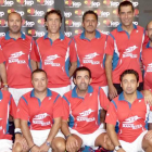 Integrantes del equipo leonés Tenis5padel Transleyca. DL