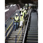 Imagen de unas obras en el Metro de Madrid. MARISCAL
