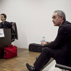Ferran Adrià, este lunes, en la Ciutat de la Justicia, en Barcelona.