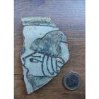 Este bocado de caballo, fabricado en bronce y presumiblemente romano, es una de las piezas encontrad
