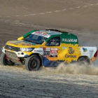 Jesús Calleja durante una de las etapas del Dakar 2019. CALLEJA.COM