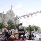 El Naán Dúo, actuando en Astorga en Escenario Patrimonio. DL