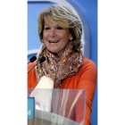 La presidenta del PP de Madrid, Esperanza Aguirre.