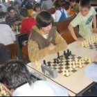 Un momento del torneo de ajedrez celebrado ayer en el marco de la fiesta del deporte