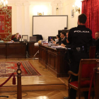 Un momento de la celebración del juicio en la Audiencia. DL