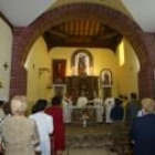 Un momento de la misa con la que se inauguró la remozada iglesia parroquial de Fojedo