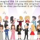 Captura del vídeo animados de Superbritánico con las reglas para participar en Eurovisión.