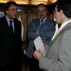 Javier García-Prieto y Dimas Sañudo, momentos antes de la firma del convenio de colaboración