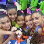 Las infantiles, con su segunda medalla de oro.