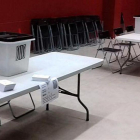 Urnas preparadas para el referéndum, el pasado 1 de octubre. /