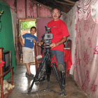 El director Tomás Martínez Antolín, durante una grabación en la República Dominicana.