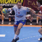 El primera línea del Granollers, Álvaro Ferrer, durante un partido con su actual equipo.