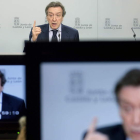 De Santiago-Juárez, ayer, en la rueda de prensa.