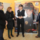 José Luis Espinosa presentó la prueba junto a responsables institucionales. L. DE LA MATA