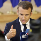 El presidente de Francia, Emmanuel  Macron.