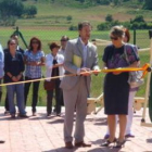 Un momento de la inauguración del parque.